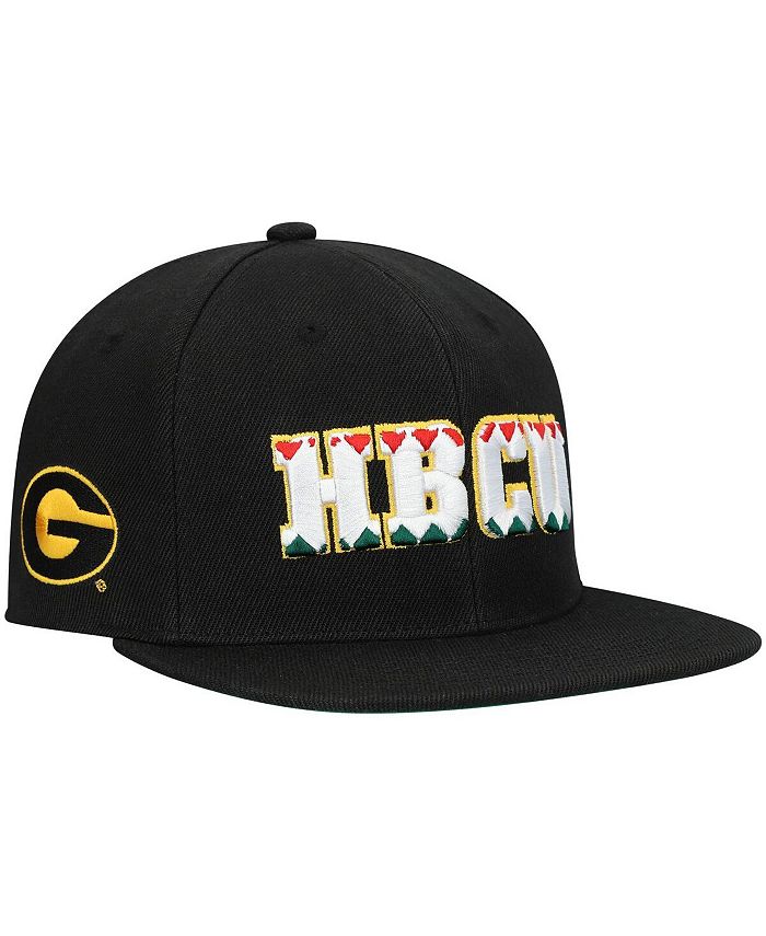 Mitchell And Ness Mens Black Grambling Tigers Pattern Snapback Hat Macys