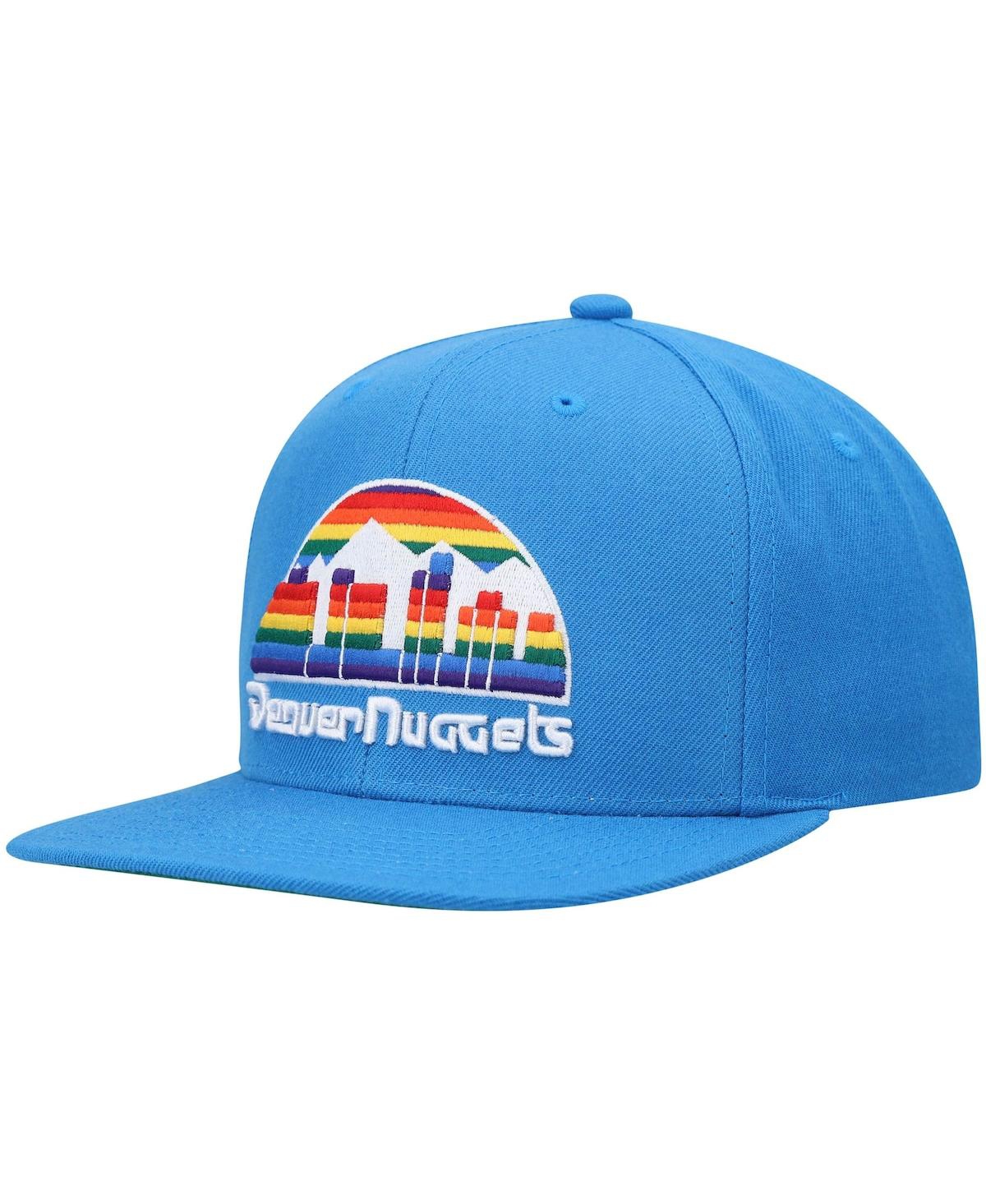 Mitchell & Ness Men's  Royal Denver Nuggets Hardwood Classics Team Ground 2.0 Snapback Hat In Royal