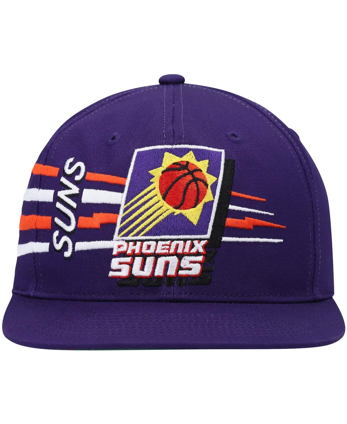 Mitchell & Ness Men's  Purple Phoenix Suns Hardwood Classics Retro Bolt Deadstock Snapback Hat In Purple