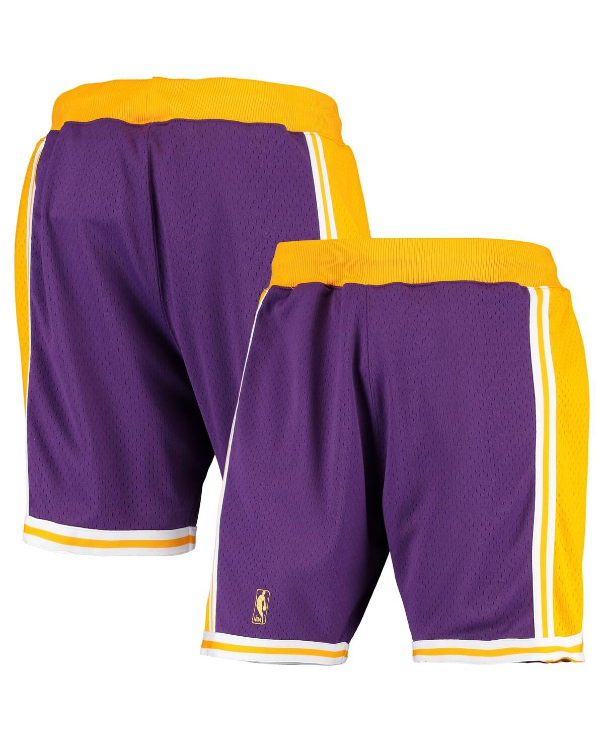 Mitchell & Ness Men's  Purple Los Angeles Lakers 1996-1997 Hardwood Classics Throwback Authentic Shor In Purple
