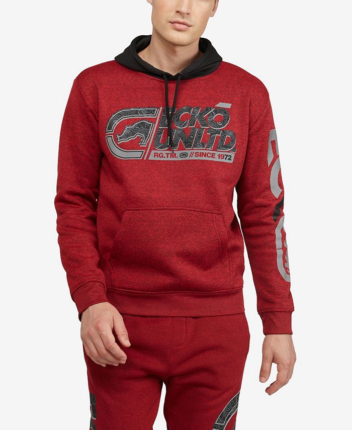 Ecko Unltd Men s Big and Tall Blocked Out Speed Hoodie Macy s