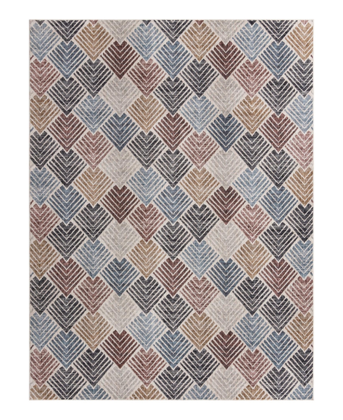 Bayshore Home Endure END02 7'10in x 10' Area Rug - Multi