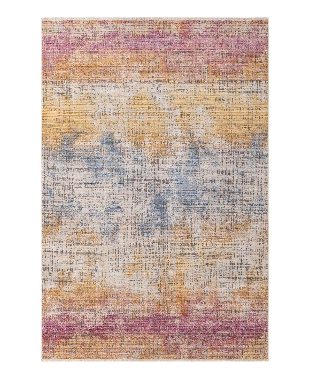 Bayshore Home Closeout!  High-low Pile Iyer Iye16 5'3" X 7'9" Area Rug In Multi