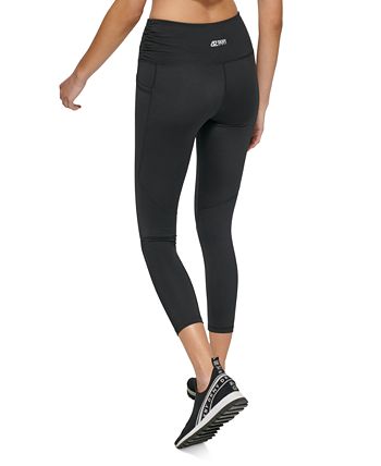 DKNY Women's Sport Tummy Control Workout Yoga Leggings, Bel Air, X