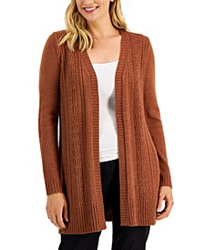 Women's Cable-Knit Duster Cardigan, Created for Macy's