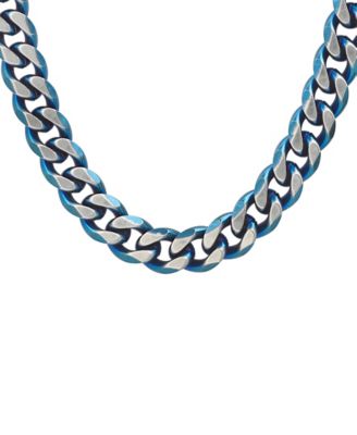 Men's Stainless Steel Ion Plating Cuban Link Chain Necklace
