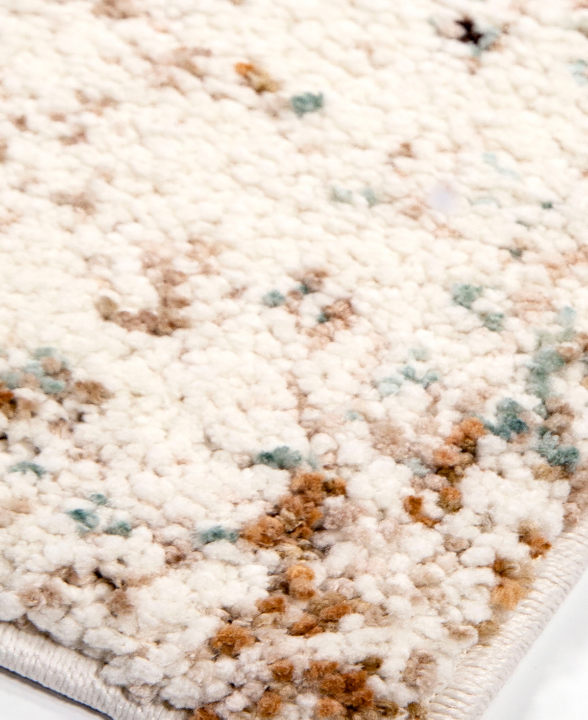 Orian Rugs Orian Cotton Tail Henry 5'3" X 7'6" Area Rug In Blue,white