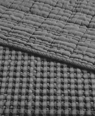Mills Waffle Stitched Quilted Throw, 60" x 50"