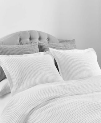 Mills Waffle Classic 3-Pc. Duvet Cover Set, Full/Queen