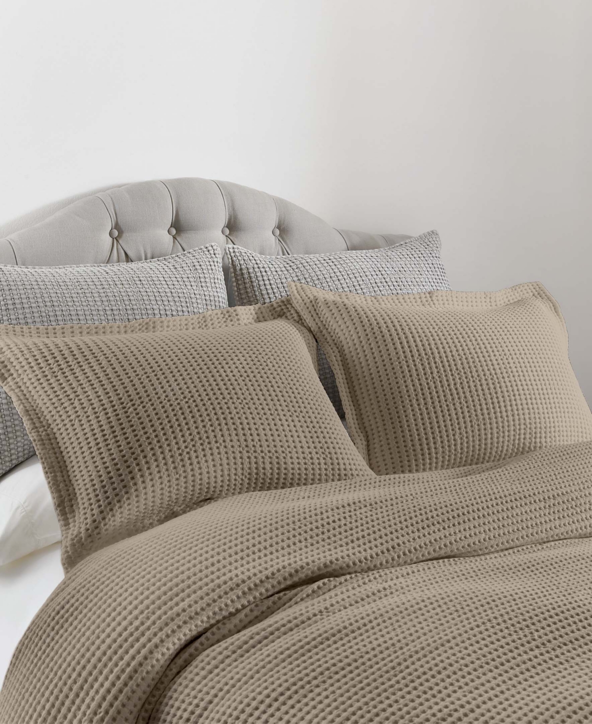 Levtex Mills Waffle Classic 3-Pc. Duvet Cover Set, Full/Queen