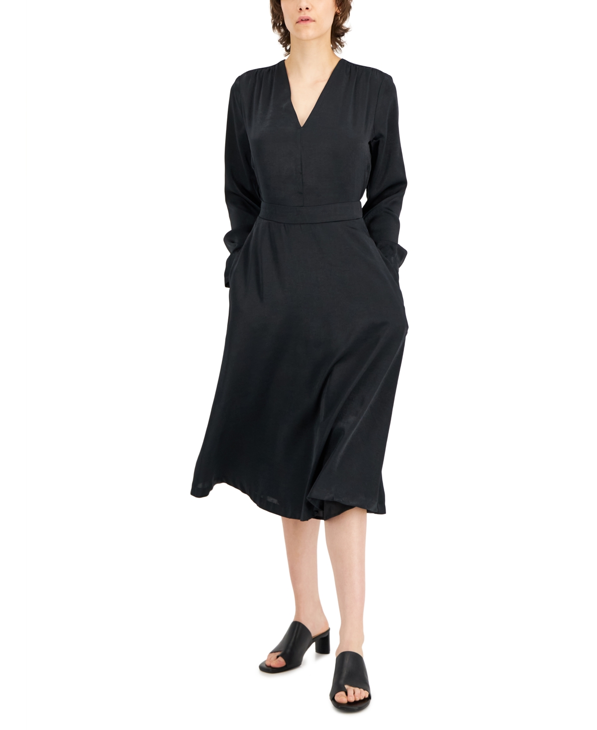 Alfani V-Neck Dress, Created for Macy's