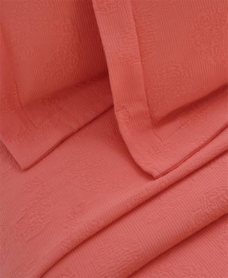 100% Cotton Paisley Matelasse All-Season 2-Piece Coverlet Set, Twin