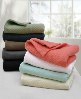 100% Cotton Diamond Solitaire All-Season 3-Piece Coverlet Set, King