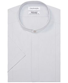 Macys Geoffrey Beene Black White Striped Wrinkle Free Cotton Blend Dress Shirt 