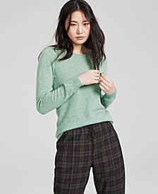 Women's 100% Cashmere Crewneck Sweater, In Regular & Petites, Created for Macy's