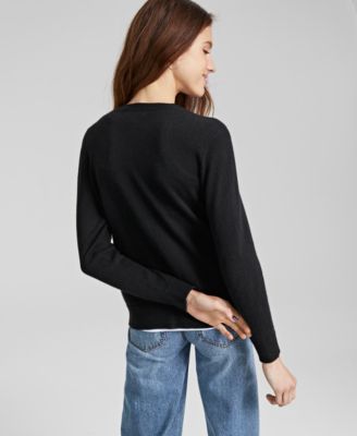 Petite 100% Cashmere Cardigan, Created for Macy's