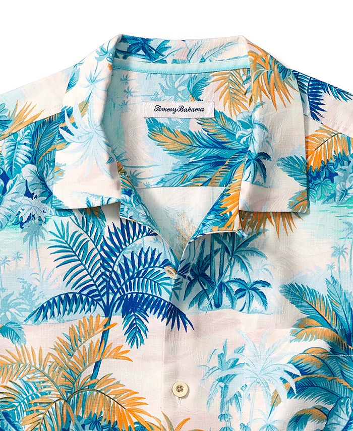 Tommy Bahama Men's Mangrove Allover Print Jungle Shirt - Macy's