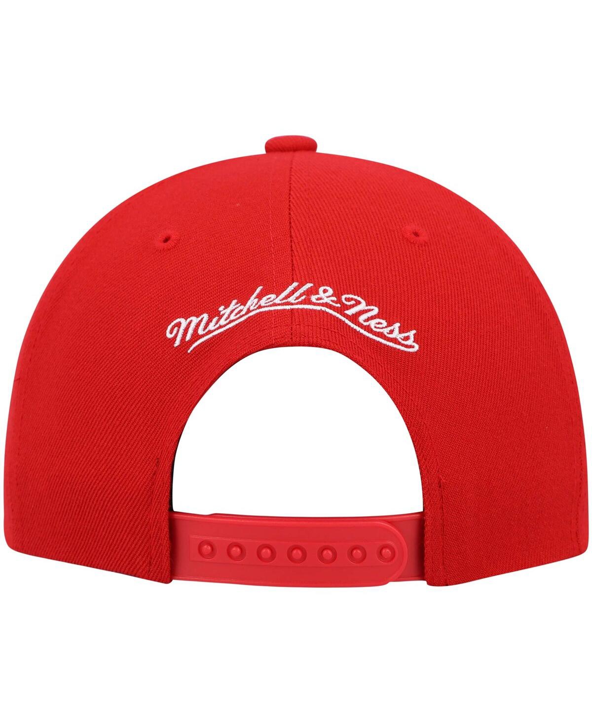 Mitchell & Ness Men's  Red Chicago Bulls Ground 2.0 Snapback Hat In Red