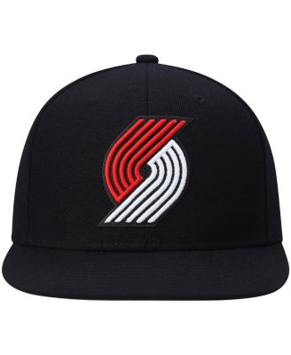 Men's Black Portland Trail Blazers Ground 2.0 Snapback Hat