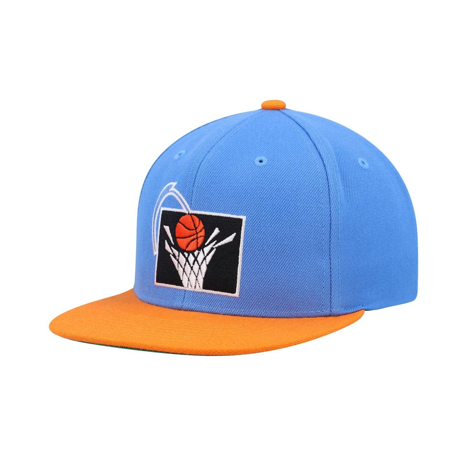 Men's Blue and Orange Cleveland Cavaliers Hardwood Classics Team Two-Tone 2.0 Snapback Hat