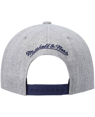 Men's Heathered Gray Golden State Warriors Hardwood Classics Team 2.0 Snapback Hat