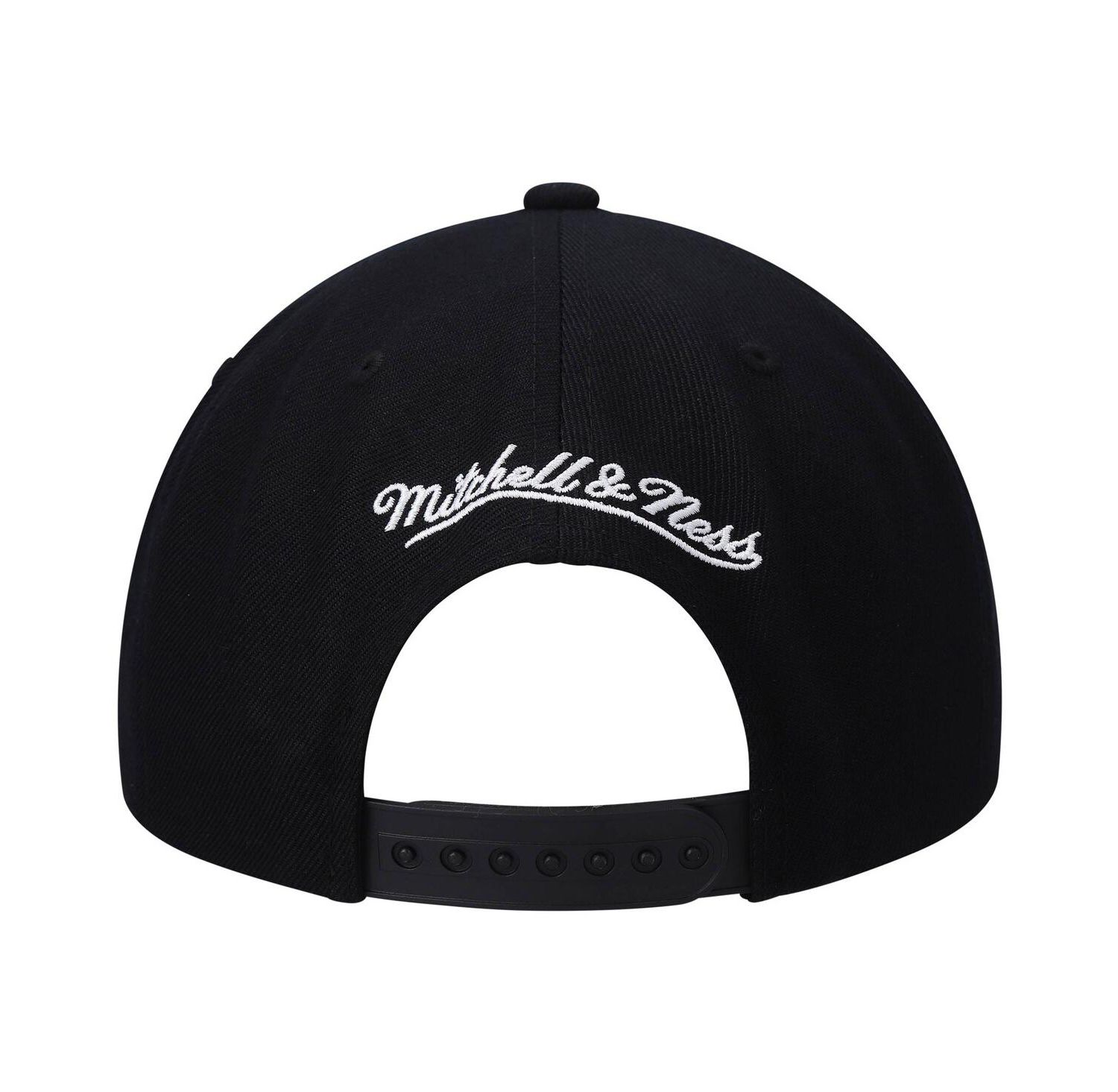 Men's Black Sacramento Kings Hardwood Classics Script 2.0 Snapback Hat