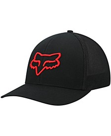 Men's Black Racing Tested Mesh Flex Hat