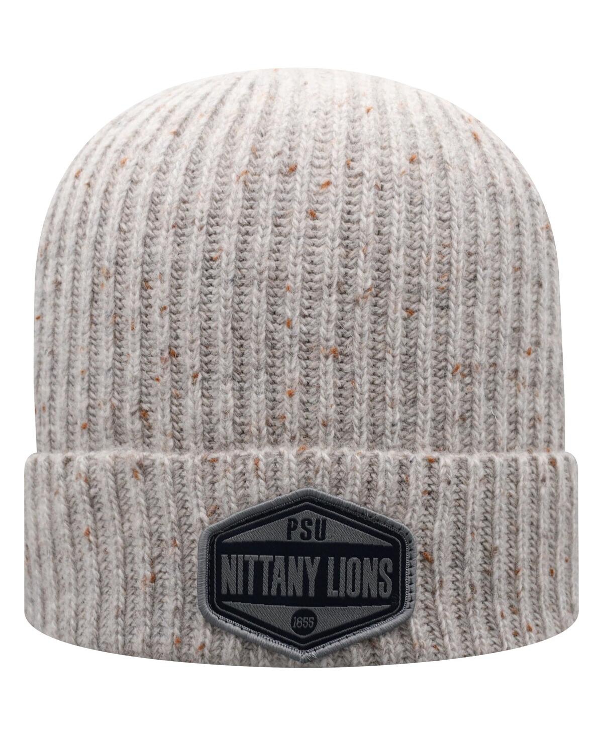 Top Of The World Gray Penn State Nittany Lions Alp Cuffed Knit Hat In Gray