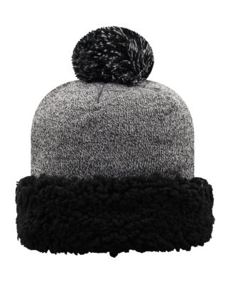 Women's Black Penn State Nittany Lions Snug Cuffed Knit Hat with Pom