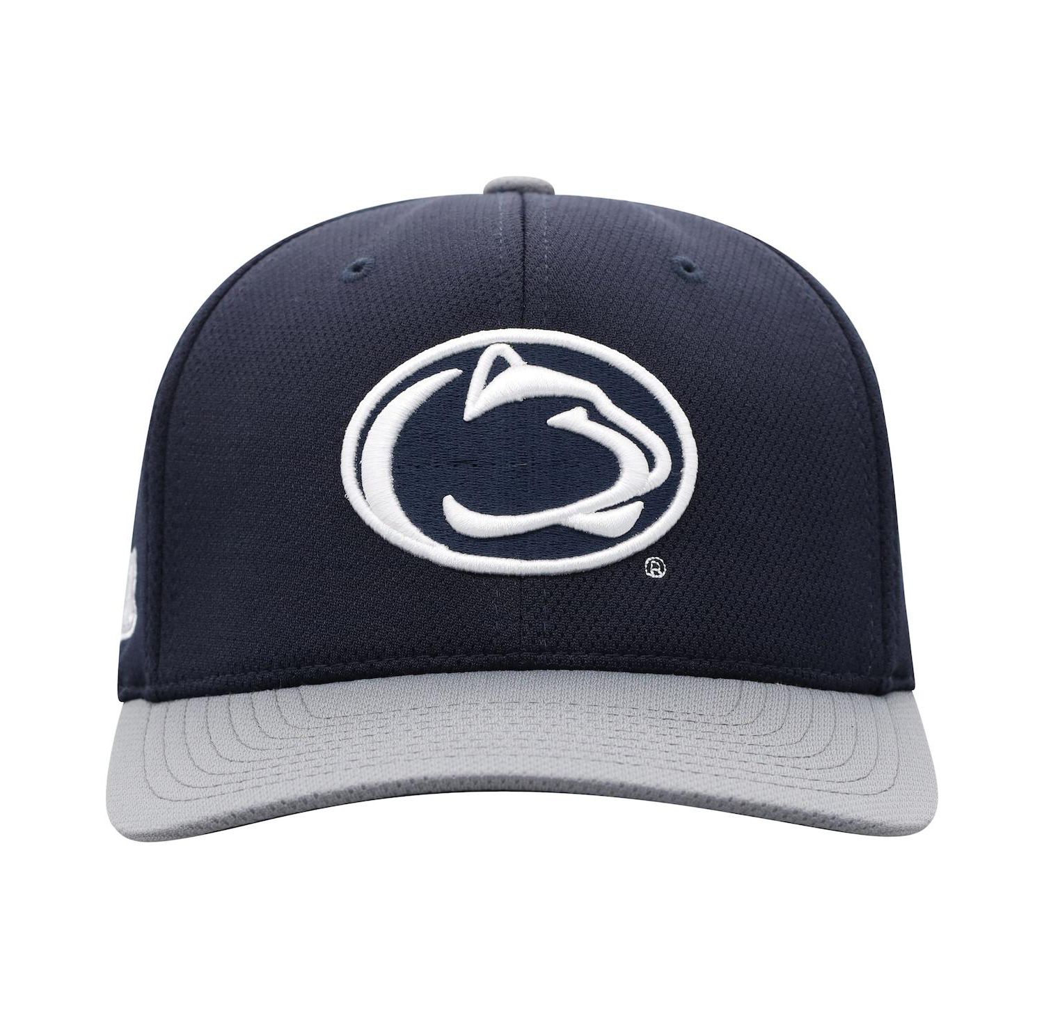 Men's Navy, Gray Penn State Nittany Lions Two-Tone Reflex Hybrid Tech Flex Hat