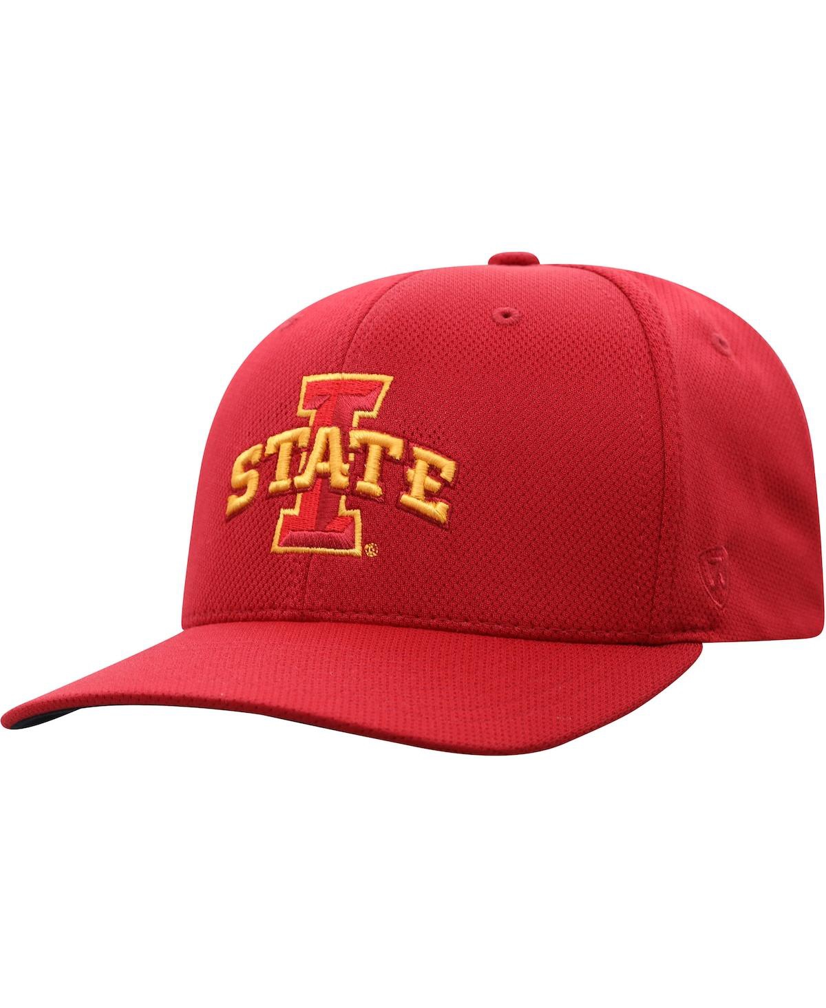 Men's Top of the World Cardinal Iowa State Cyclones Reflex Logo Flex Hat - Cardinal