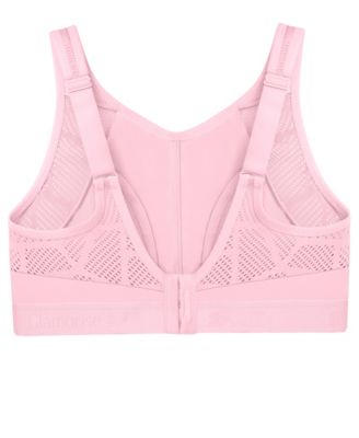 Full Figure Plus Size No-Sweat Mesh Sports Wirefree Bra 1068