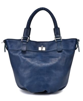 Women's Genuine Leather Pumpkin Bucket Bag