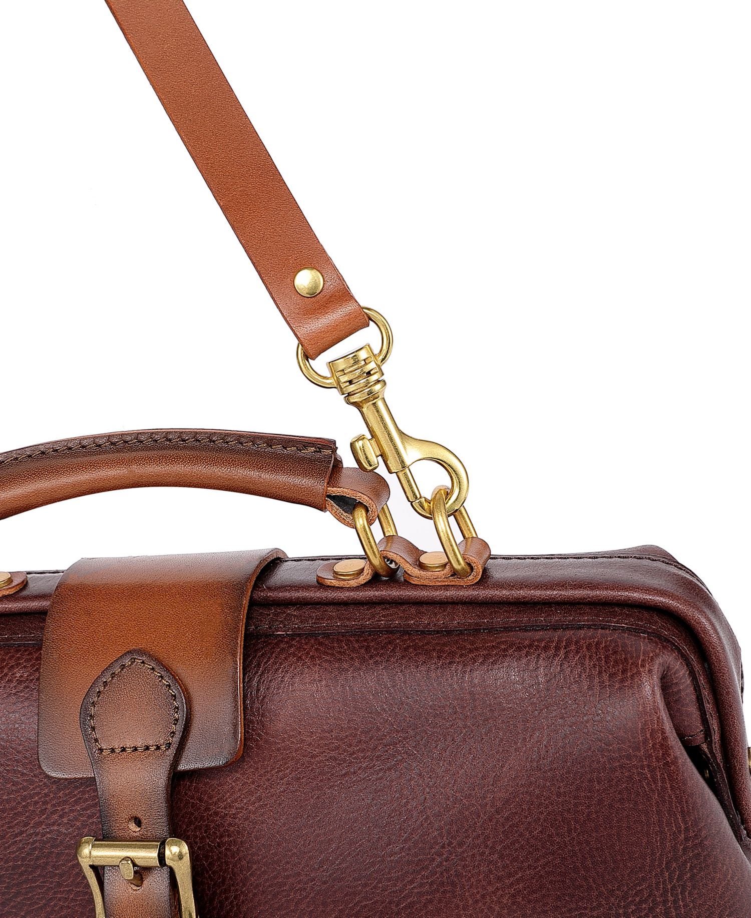 Doctor Small Leather Crossbody Satchel Bag