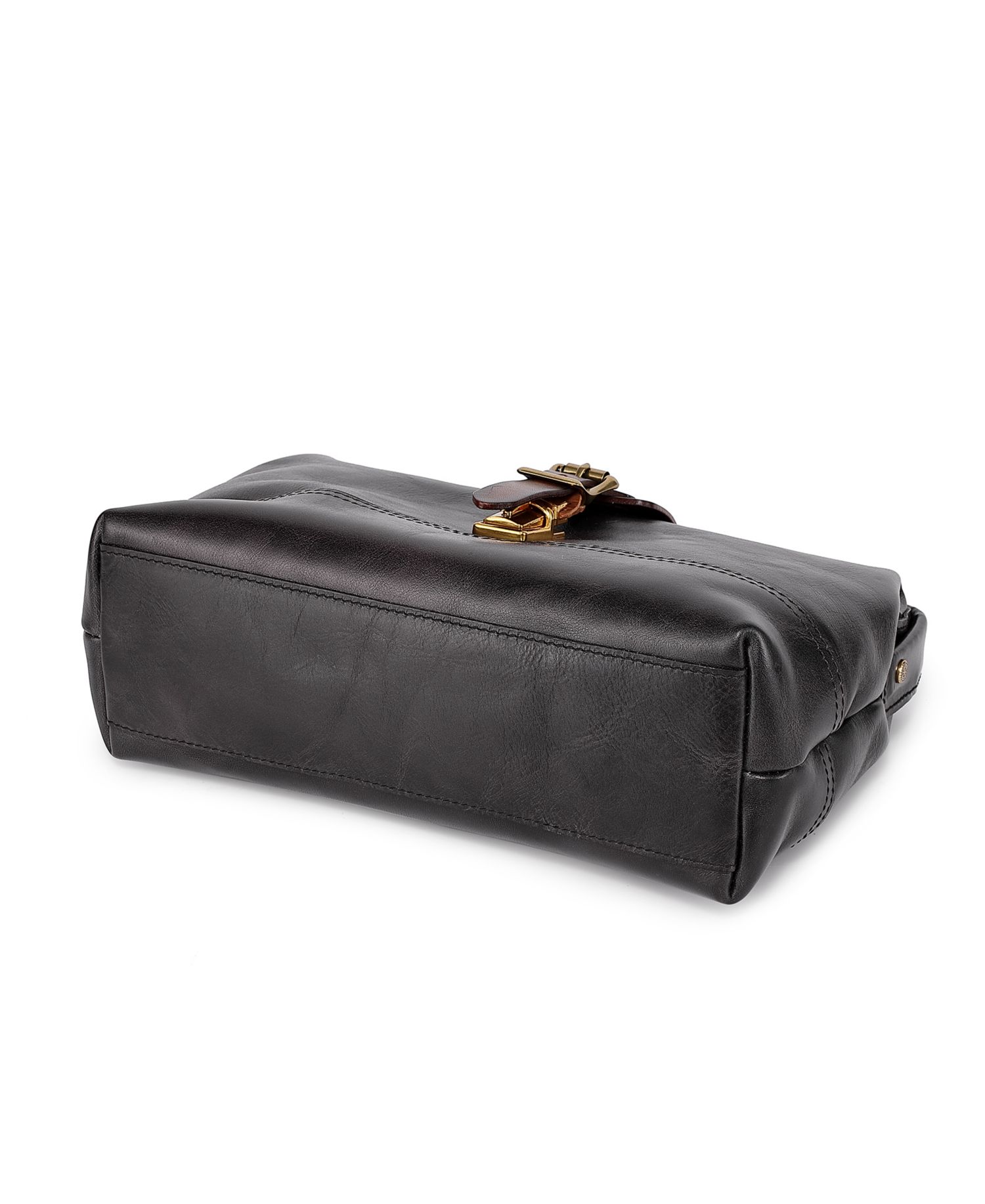 Doctor Small Leather Crossbody Satchel Bag