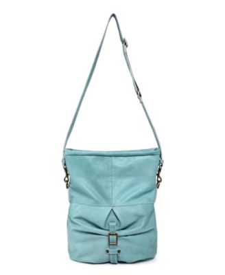 Sweet Lotus Leather Bucket Bag