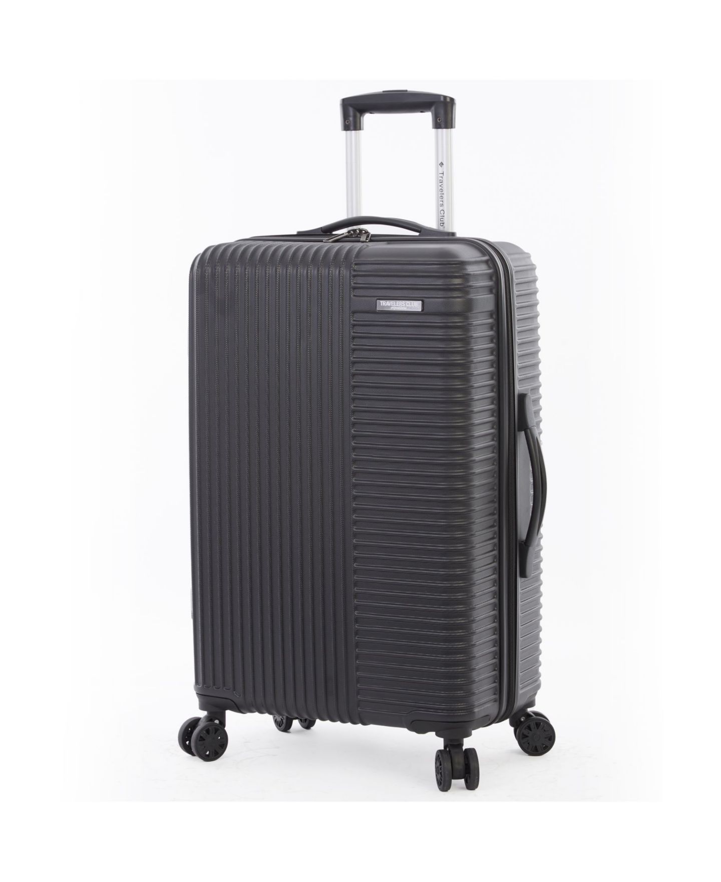 Чемоданы Travelers Club Basette 3-Pc. Hardside Luggage Set, цвет: Чёрный — фото 12