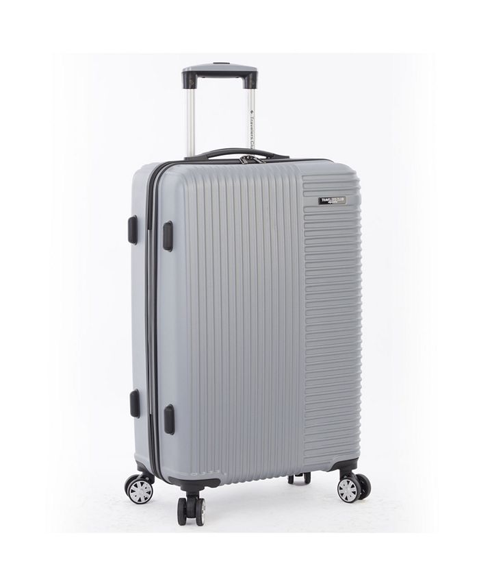 travelers club basette 3 pc hardside luggage set