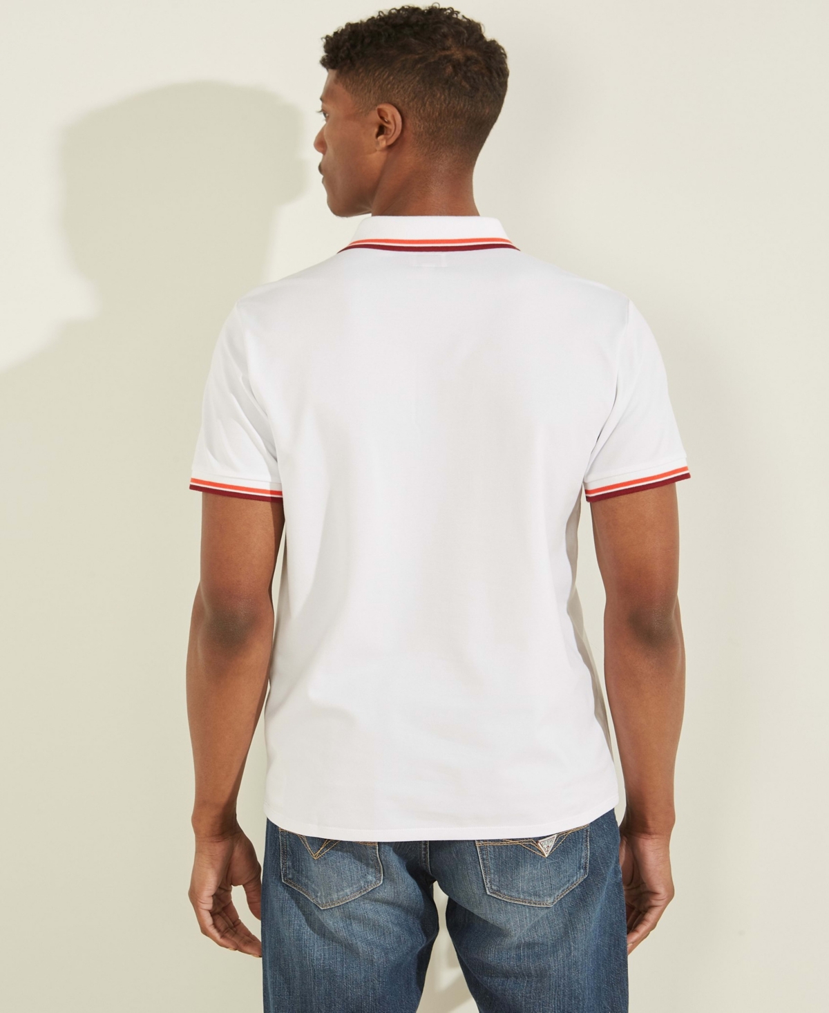 Guess Men's Sports Pique Polo
