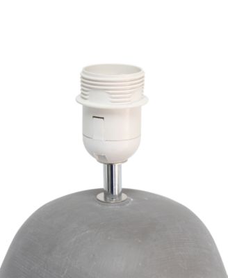 Round Concrete Table Lamp