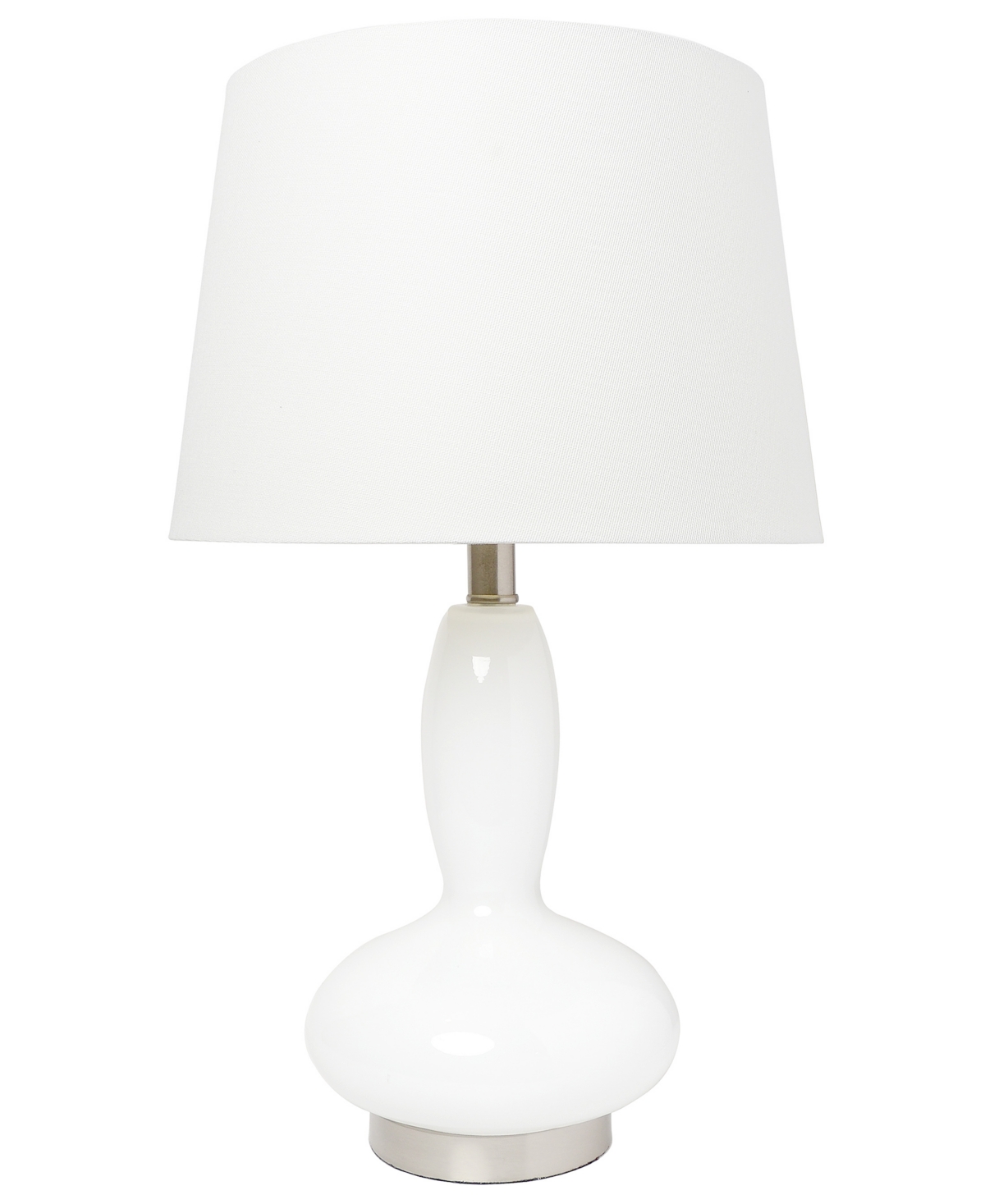 Shop Lalia Home Glass Dollop Table Lamp In White
