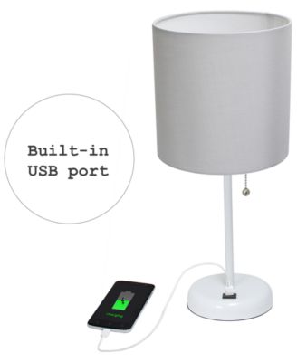 Stick Lamp with USB Charging Port