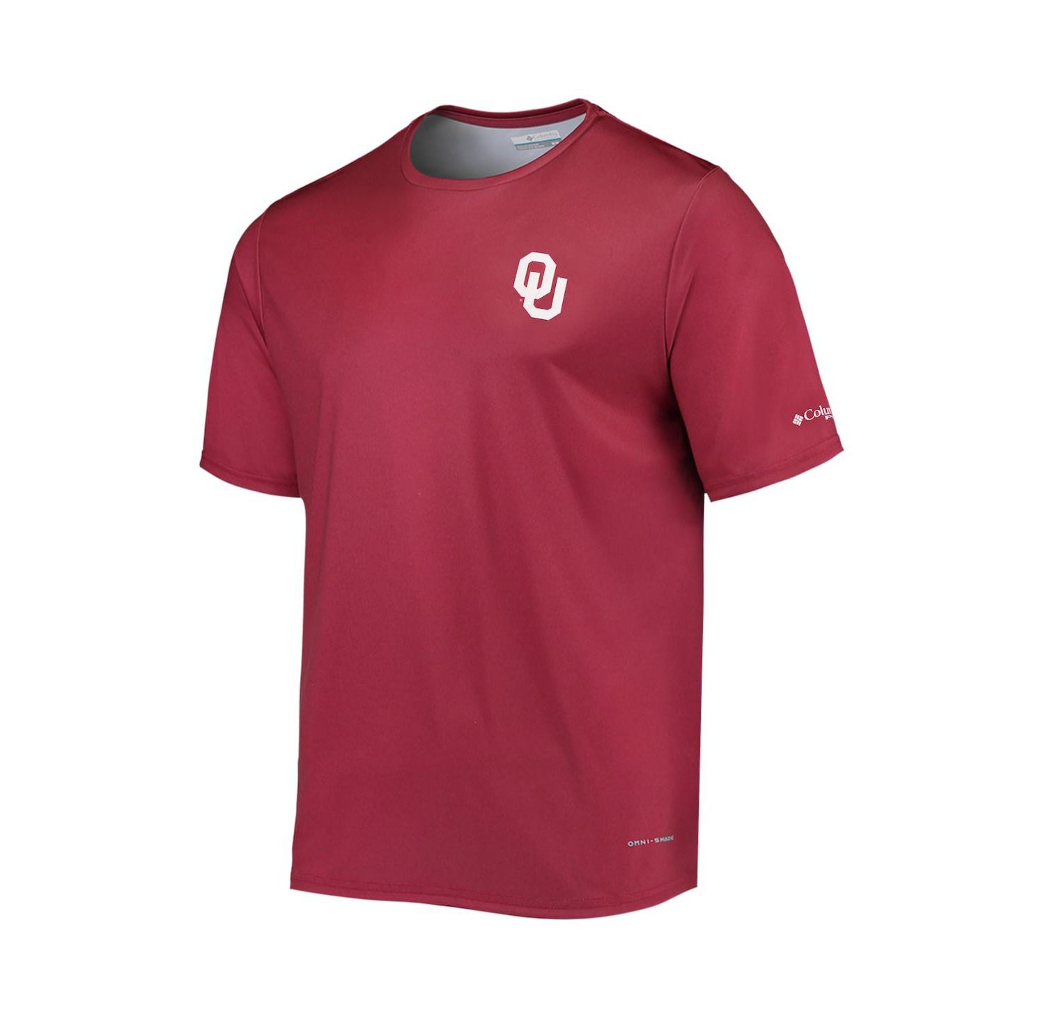 Men's Crimson Oklahoma Sooners Terminal Tackle Omni-Shade T-shirt