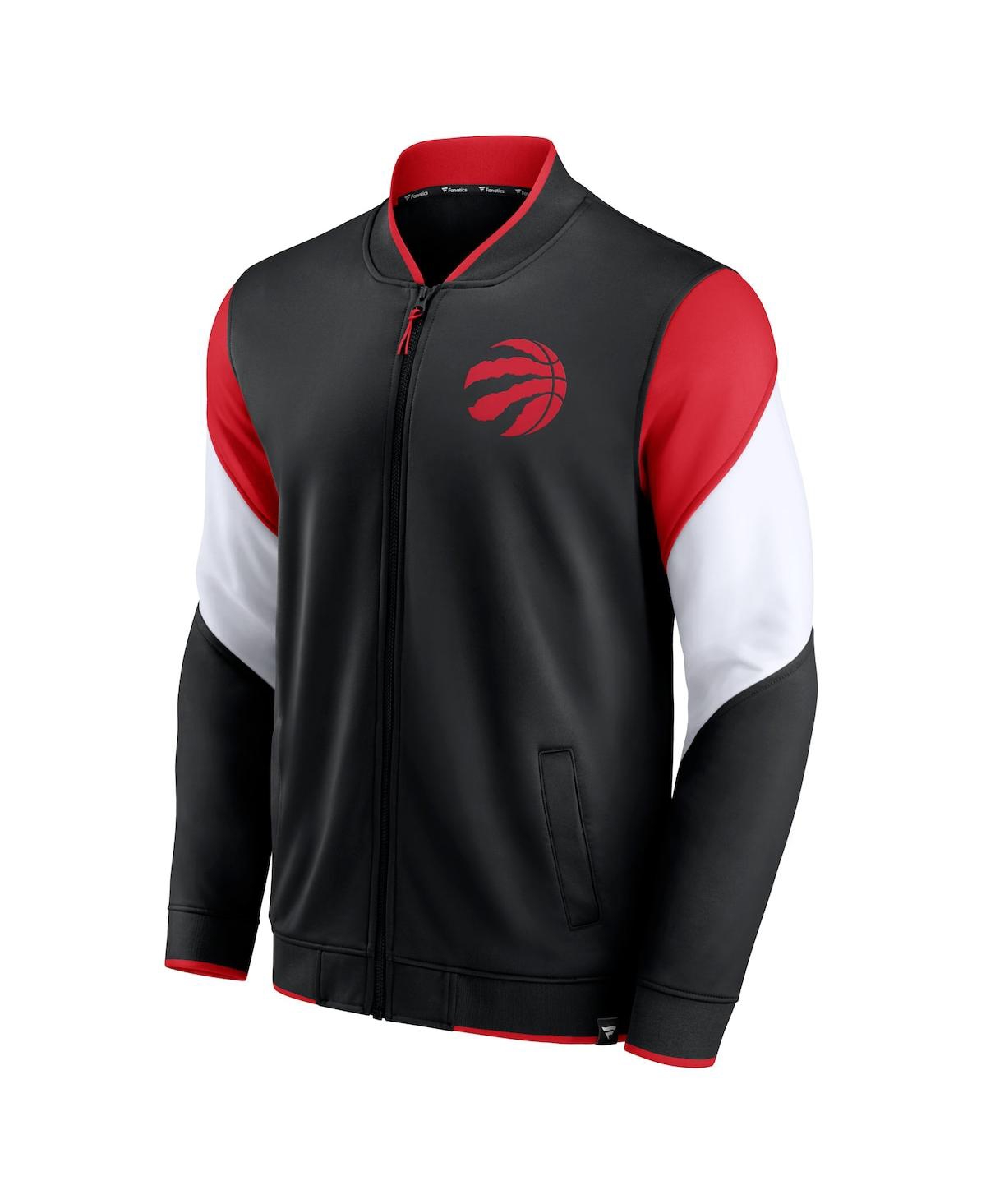 Shop Fanatics Men's  Black Toronto Raptors League Best Performance Full-zip Jacket