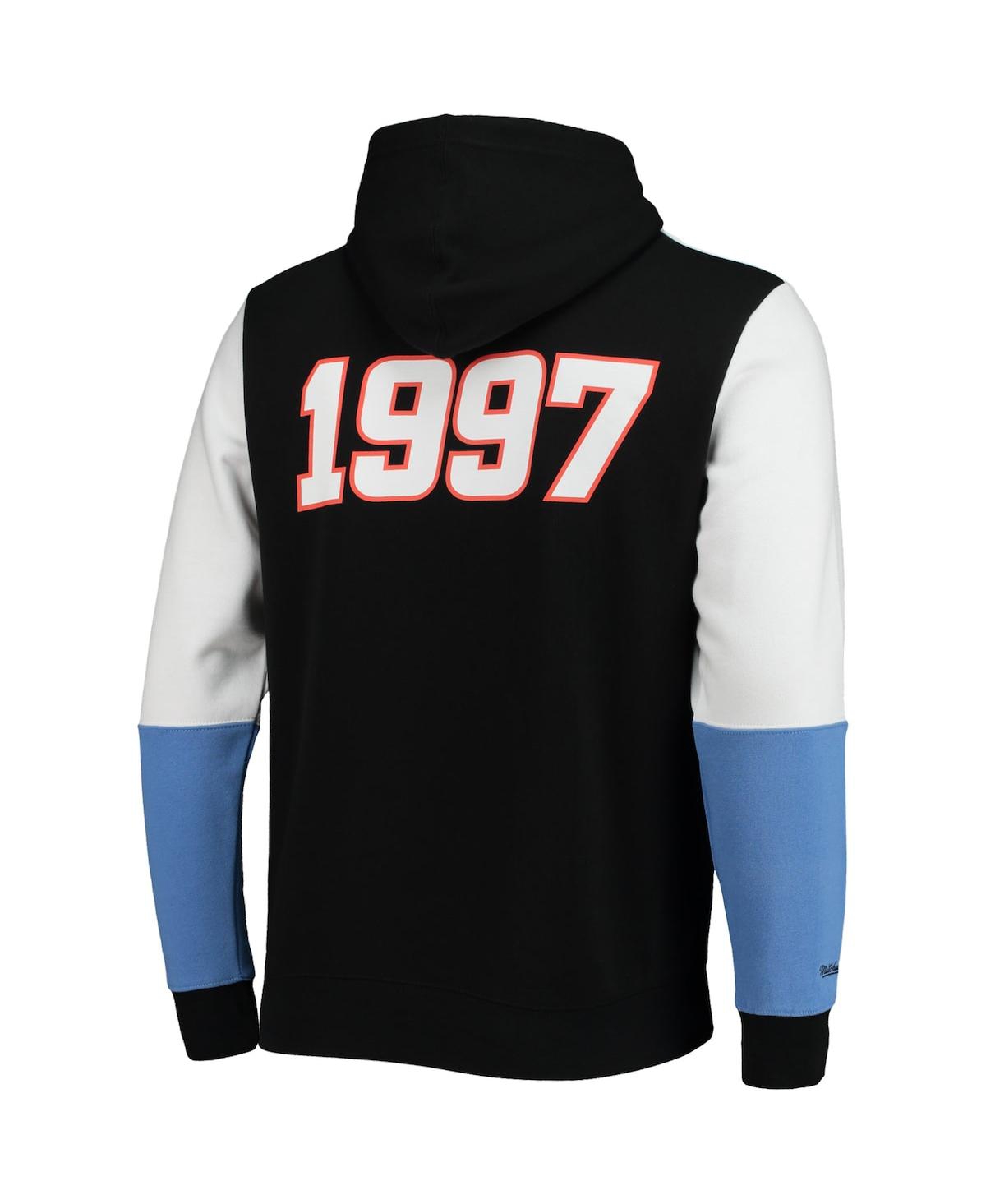 Mitchell & Ness Men's  Black Nba Hardwood Classics 1997 All-star Game Colorblock Fusion Pullover Hood In Black
