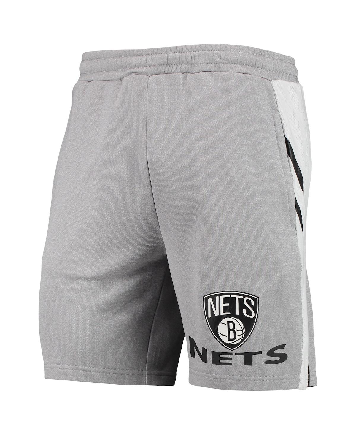 Shop Concepts Sport Men's  Gray Brooklyn Nets Stature Shorts