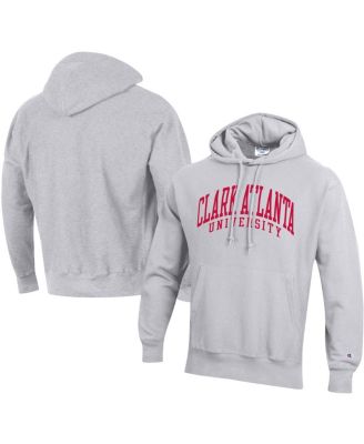 Men's Gray Clark Atlanta University Panthers Tall Arch Pullover Hoodie