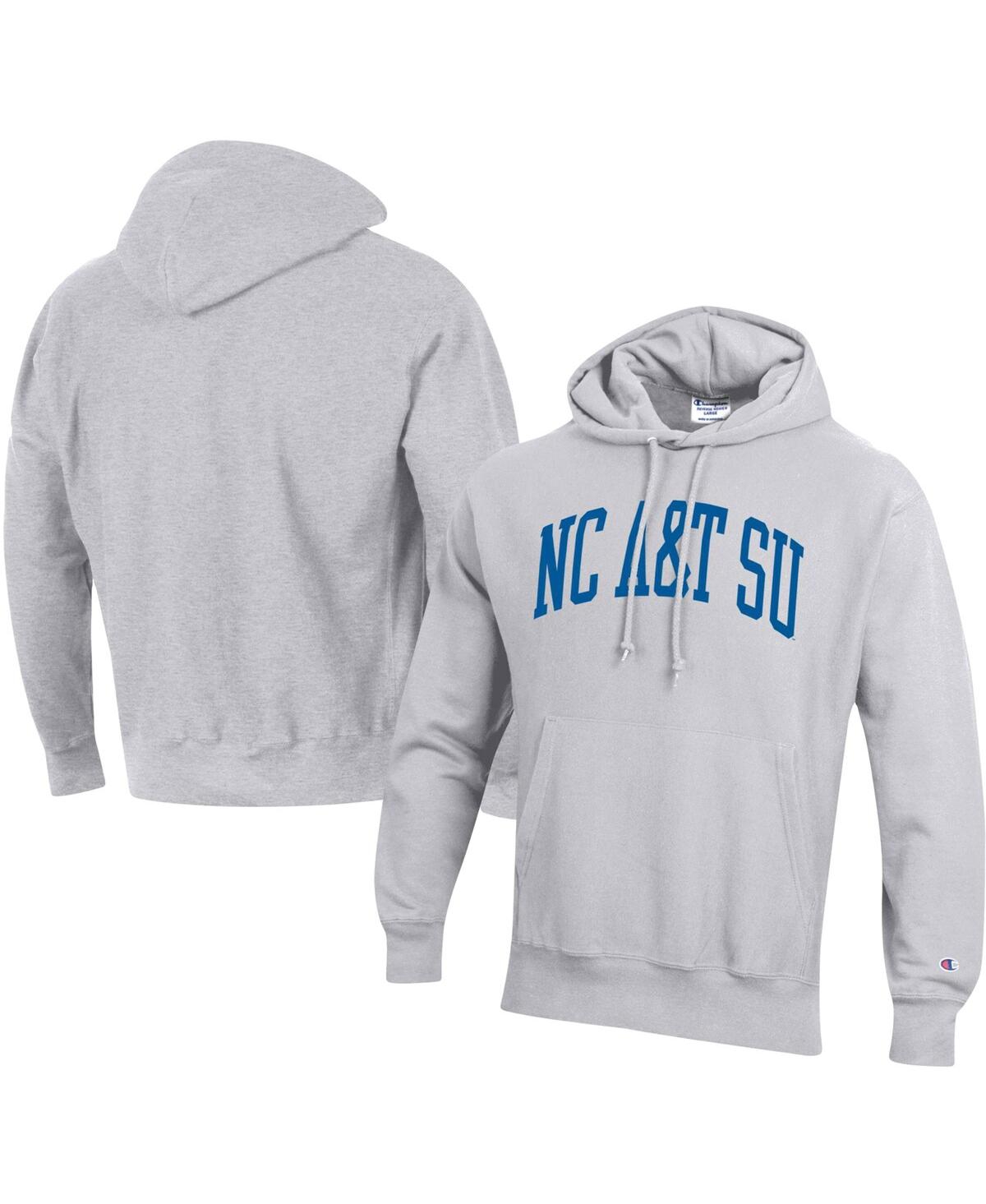 Champion Men's  Gray North Carolina A&t Aggies Tall Arch Pullover Hoodie In Gray