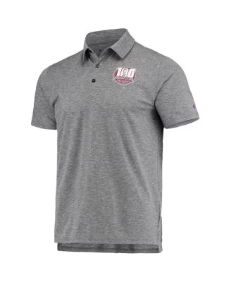 Men's Charcoal Texas A&M Aggies Micro Mesh Polo Shirt