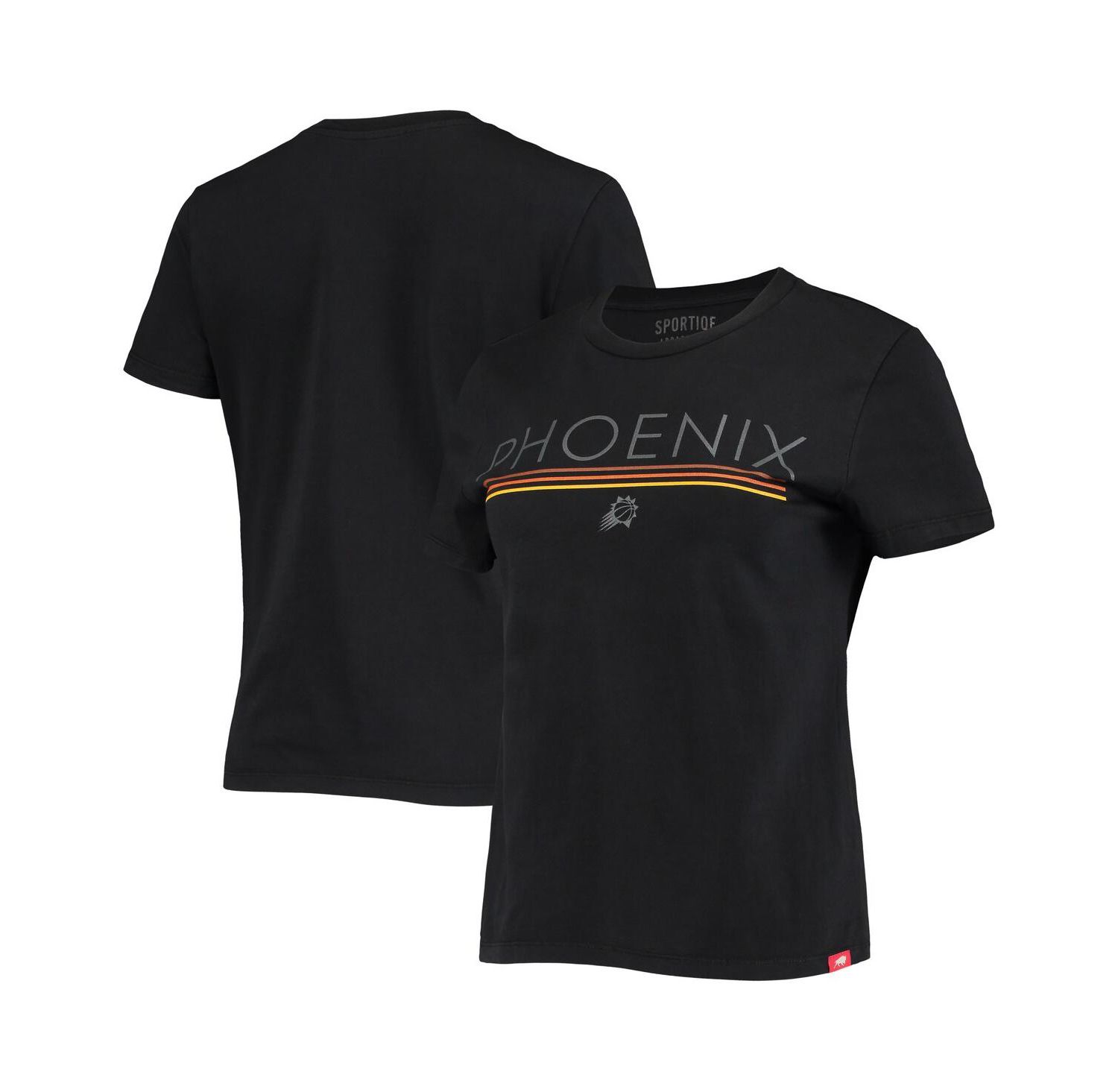 Women's Black Phoenix Suns Arcadia T-shirt